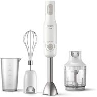 Philips HR2543/00 Daily + Collection 700 W White ProMix Technology 2 Speed Settings + Turbo Metal Rod Whisk Compact Crusher Cup