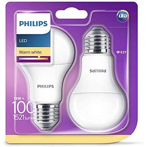 필립스 Philips LED Light Bulb Replaces 100 W E27 Warm White 2700 Kelvin
