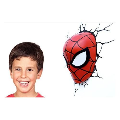 필립스 Philips Marvel 3D LED Light Spiderman Mask