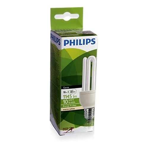 필립스 Philips 801210 Genie ESaver 8YR 18 Watt 827 E27