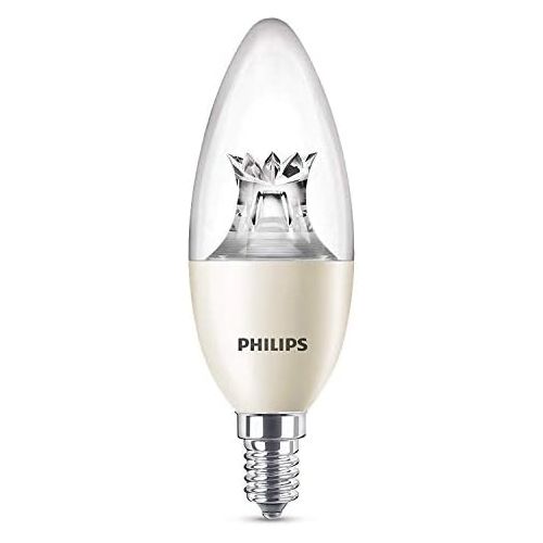 필립스 Philips LED WarmGlow lamp replaces 60W, E14, warmlow (2200 - 2700K), 806 lumens, candle, dimmable, 8718696555972