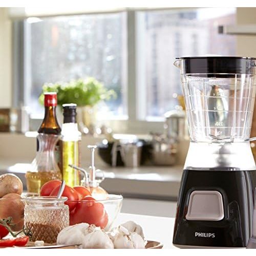 필립스 Philips Daily Collection Blender HR2052 / 90 - blender (1.25 l, shaker, black, plastic, stainless steel, 450W)