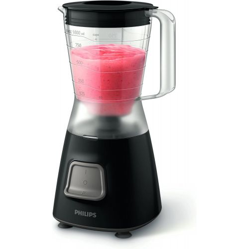 필립스 Philips Daily Collection Blender HR2052 / 90 - blender (1.25 l, shaker, black, plastic, stainless steel, 450W)