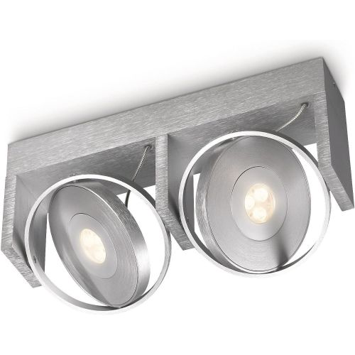 필립스 Philips Ledino Indoor Twin LED Spot Lights Aluminium