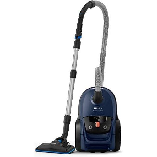 필립스 Philips Performer Silent FC8780/09 Vacuum Cleaner with Bag, Plastic, Blue