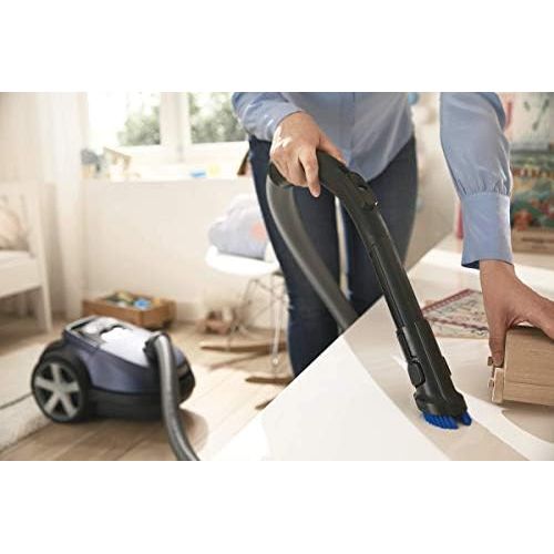 필립스 Philips Performer Silent FC8780/09 Vacuum Cleaner with Bag, Plastic, Blue