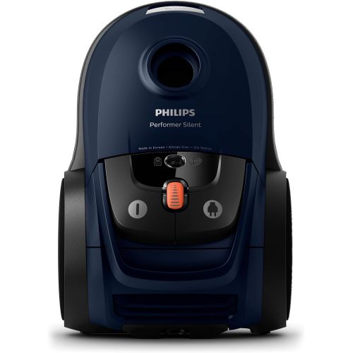 필립스 Philips Performer Silent FC8780/09 Vacuum Cleaner with Bag, Plastic, Blue