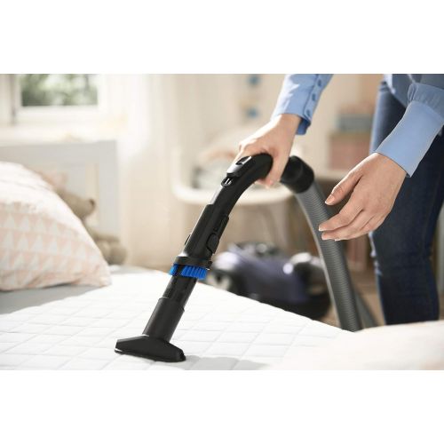 필립스 Philips Performer Silent FC8780/09 Vacuum Cleaner with Bag, Plastic, Blue