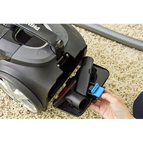 필립스 Philips fc9742/09 Bagless Vacuum Cleaner PowerPro Expert, A + AAC, Power Cyclone 8 Technology, Brush TriActive +, Filter Eco, Black, 2 Litres