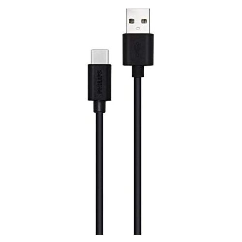 필립스 PHILIPS DLC3106A/00 - USB A to USB-C Cable - 200 cm - Black