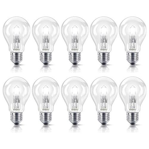 필립스 Philips EcoClassic Halogen Light Bulb 28?W Replaces 35?W E27, warm white (Pack of 10?8727900661965