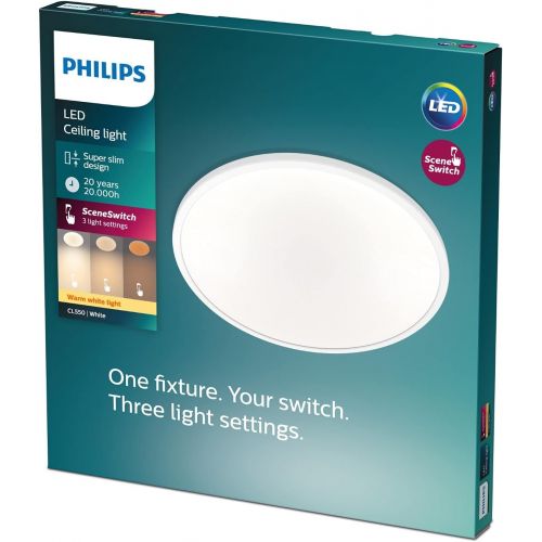 필립스 Philips LED Ceiling Light Superslim Sceneswitch 18 W