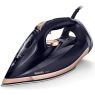 Philips GC4909/60 Azur Steam Iron (3000 W, 250g Steam Shock, SteamGlide Elite Soleplate, Calk Clean System) blue/gold