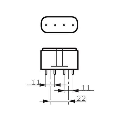 필립스 Philips MASTER PL L 4P, 24 Watt 24W / 2G11 / 830