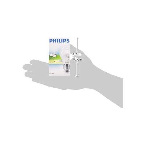 필립스 Philips EcoClassic 30 E27 A60 25172225 Brilliant Halogen Light 53W Incandescent Bulb Shape Clear