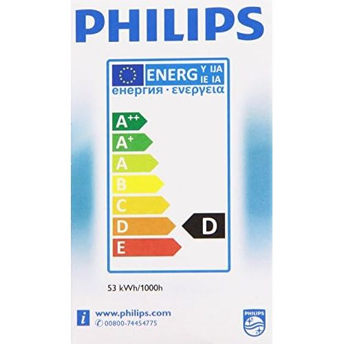 필립스 Philips EcoClassic 30 E27 A60 25172225 Brilliant Halogen Light 53W Incandescent Bulb Shape Clear
