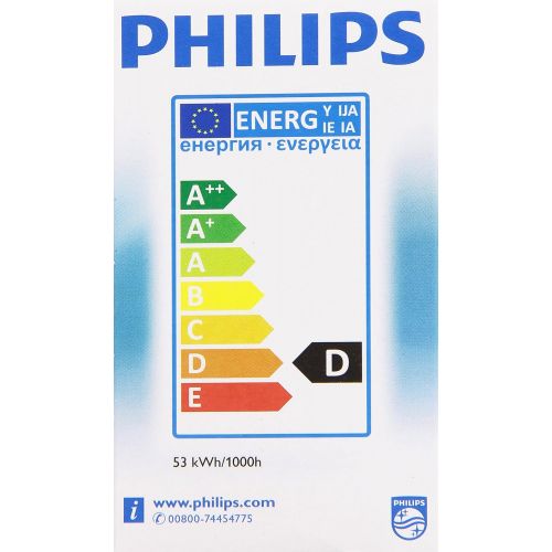 필립스 Philips EcoClassic 30 E27 A60 25172225 Brilliant Halogen Light 53W Incandescent Bulb Shape Clear