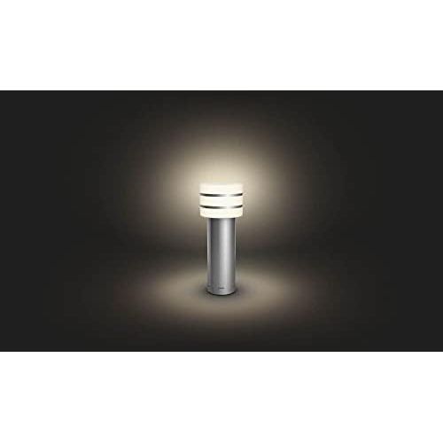 필립스 Philips Hue Tuar LED Plinth Light for Outdoor Use, Dimmable, Warm White Light, Controllable via App, Compatible with Amazon Alexa (Echo, Echo Dot)