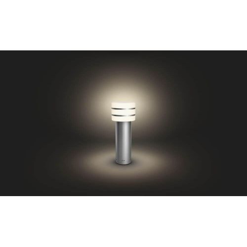 필립스 Philips Hue Tuar LED Plinth Light for Outdoor Use, Dimmable, Warm White Light, Controllable via App, Compatible with Amazon Alexa (Echo, Echo Dot)