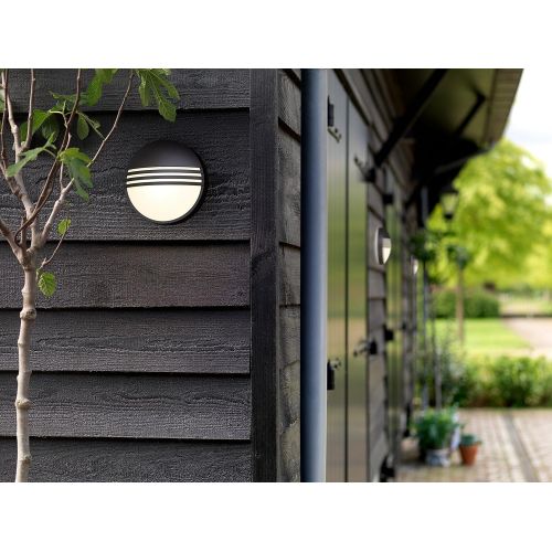 필립스 Philips myGarden Yarrow 172963016 LED Outdoor Wall Light Plastic 6 W Black