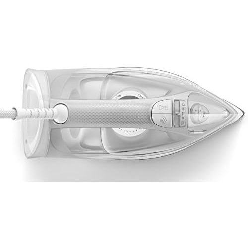 필립스 Philips EasySpeed Advanced Steam Iron GC2675/85 (2400 W, 180 g Steam Burst and Ceramic Sole) Grey/White