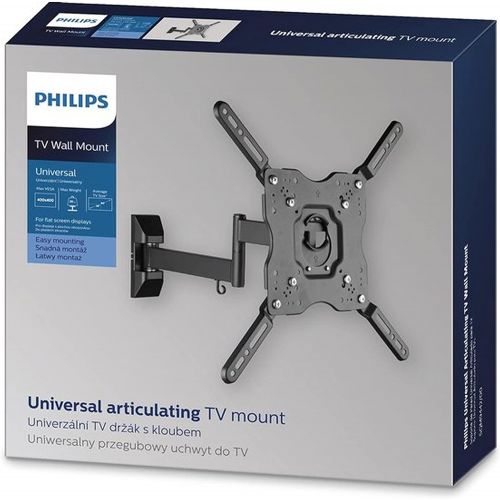 필립스 Philips SQM9442 Universal TV Wall Mount Tilting Bracket for TVs up to 60 Inches and 25 kg