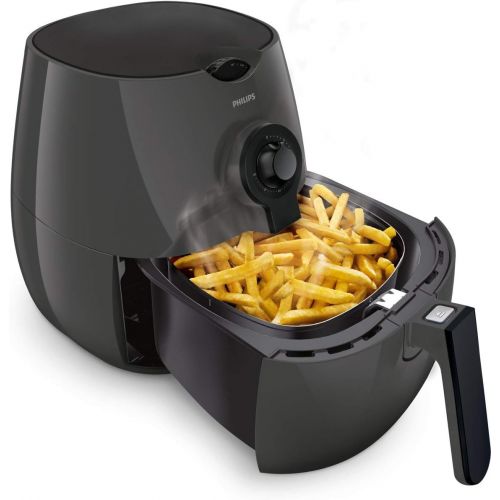 필립스 Philips Airfryer Daily Collection Compact 800 g Fries 2 to 3 People 80% Less Fat Multifunctional Dishwasher Safe Parts With Recipe Book HD9216/40