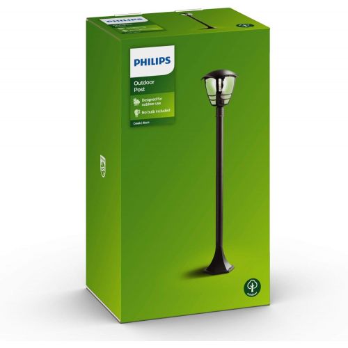 필립스 Philips MyGarden Creek Outdoor Post Black (Requires 1 x 60 Watts E27 Bulb)