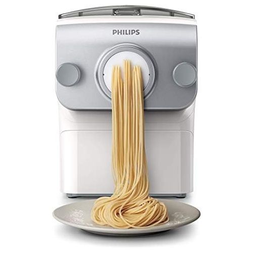 필립스 Philips HR2375/05 Fresh Pasta, 4 Different Pasta Variations, with Cleaning Accessories, Measuring Cup and Recipe Book, 200 W