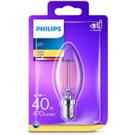 Philips Classic LED Bulb, Replacement for Warm White (2700 Kelvin), 470 Lumens, candle