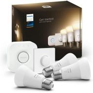 Philips Hue White E27 Starter Set with Smart Button 3 x 1050 lm 75 W