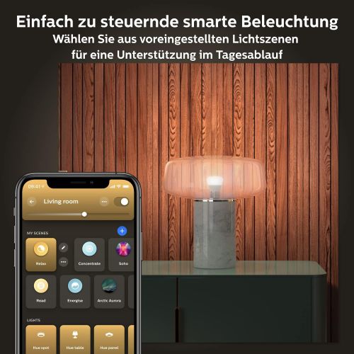 필립스 Philips Hue White E27 Starter Set with Smart Button 3 x 1050 lm 75 W