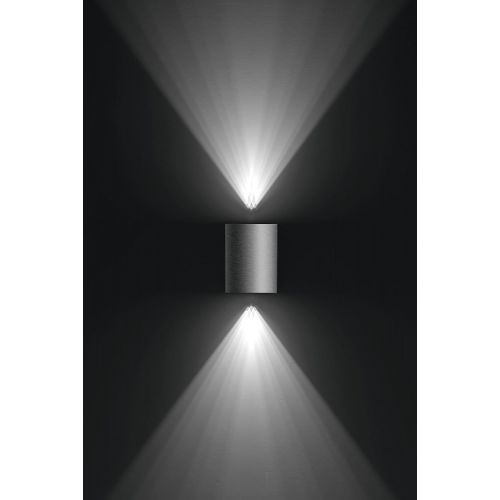 필립스 Philips myGarden 172154716 LED Outdoor Wall Light, Stainless Steel, 11.73 x 10.86 x 14 cm