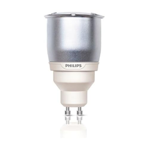 필립스 Philips Downlighter Spot energy saving bulb 872790083972200 fluorescent bulbs (Spot, GU10, Warm white, white, A, Silver, White)