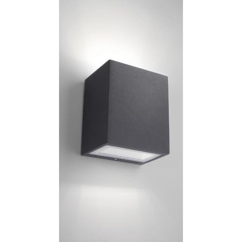 필립스 Philips Ledino outdoor Flagstone outdoor Wall Light Black (Integrated 1 x 7.5 Watts LED Bulb)