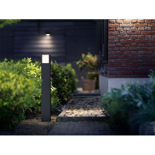 필립스 Philips myGarden Arbour LED Outdoor Post Light, 1 x 6 W Integrated LED Light Black