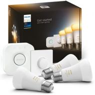 Philips Hue White Ambiance 929002468405 E27 Starter Set with Smart Button 3 x 800 lm 75 W
