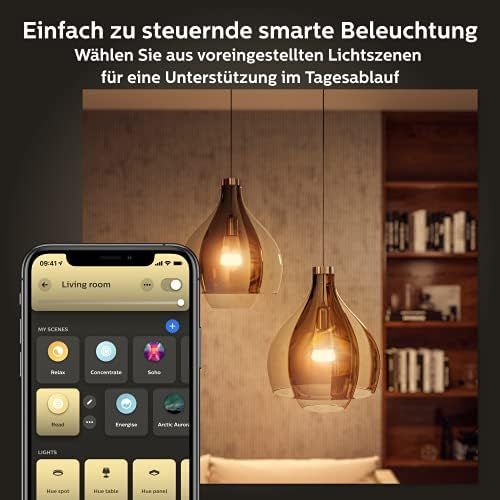 필립스 Philips Hue White Ambiance 929002468405 E27 Starter Set with Smart Button 3 x 800 lm 75 W