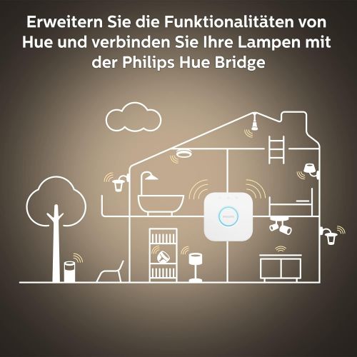필립스 Philips Hue White Ambiance 929002468405 E27 Starter Set with Smart Button 3 x 800 lm 75 W