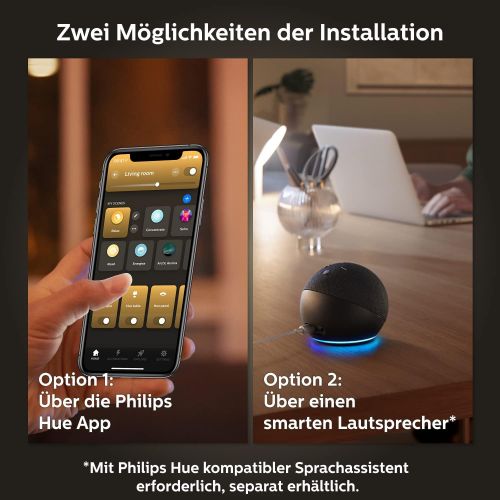 필립스 Philips Hue White Ambiance 929002468405 E27 Starter Set with Smart Button 3 x 800 lm 75 W