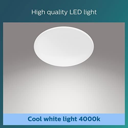 필립스 Philips Moire LED Ceiling Light, Nickel, 17 W, 1700 lm, Warm White Light (2700 K)