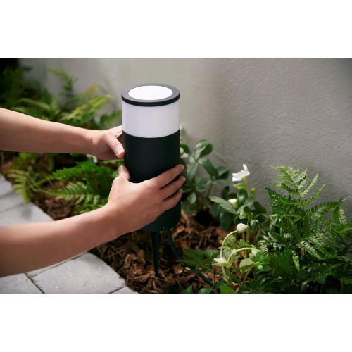 필립스 Philips Hue White and Color Ambiance LED Calla extension for outdoor use, dimmable, up to 16 million colors, controllable via app, compatible with Amazon Alexa (Echo, Echo Dot)