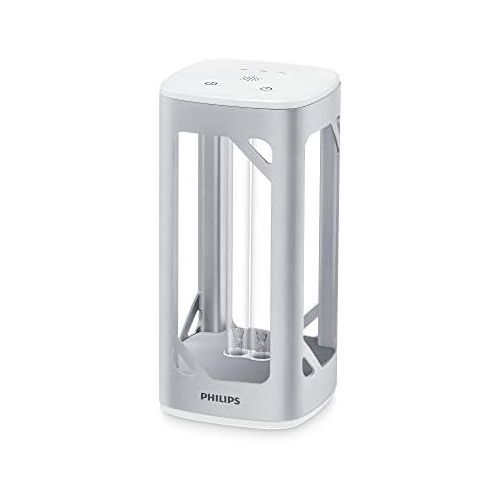 필립스 Philips UV C Disinfectant Table Lamp, 254 Nanometers, Wavelength, Ozone Free, Motion Sensor, Integrated Voice Guidance