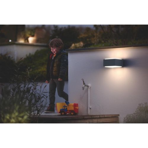 필립스 Philips MyGarden LED outdoor wall light Hedgehog, anthracite