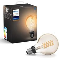 Philips Hue Philips Lighting Hue White filament G93 light bulb with attached flange, dimmable, E27, 7 W, 550 lm, 1 piece
