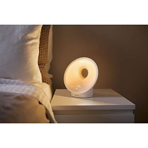 필립스 Philips Wake up Light LED / Wake up and Sleep with Light / White / HF3651/01