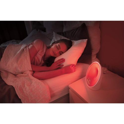 필립스 Philips Wake up Light LED / Wake up and Sleep with Light / White / HF3651/01