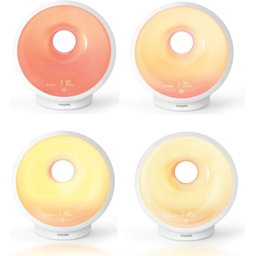 필립스 Philips Wake up Light LED / Wake up and Sleep with Light / White / HF3651/01