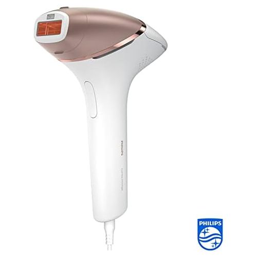 필립스 Philips Lumea Prestige IPL Hair Removal Device with SmartSkin Sensor, Four Intelligent Attachments for Armpits, Bikini Zone, Body and Face, BRI948/00