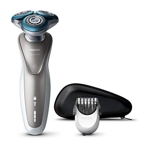 필립스 Philips 7000?Series S7510?Shavers (2?Year (S), Blue/Grey/White; Battery/Power Li Ion, H)